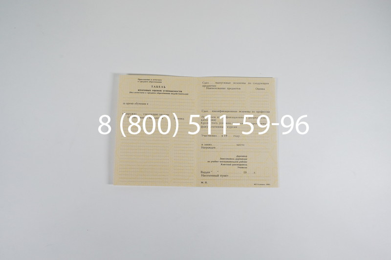 Заказать Аттестат 8 классов СССР в Уфе