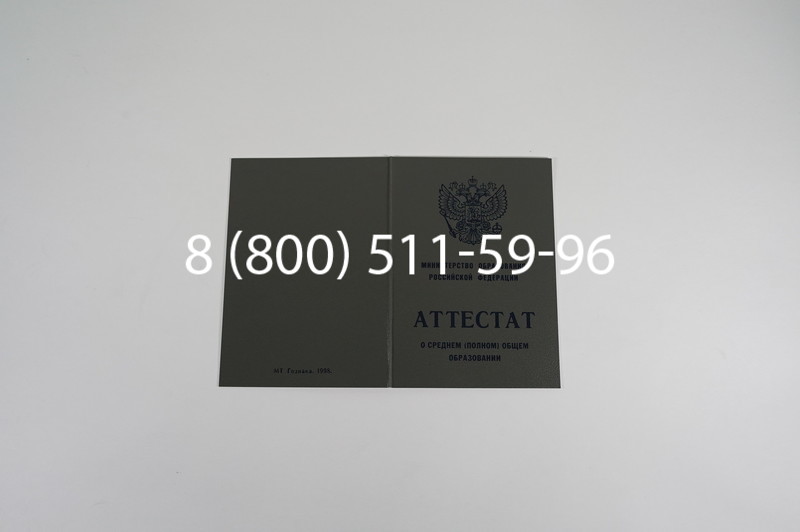 Заказать Аттестат за 11 класс 1994-2006 годов в Уфе