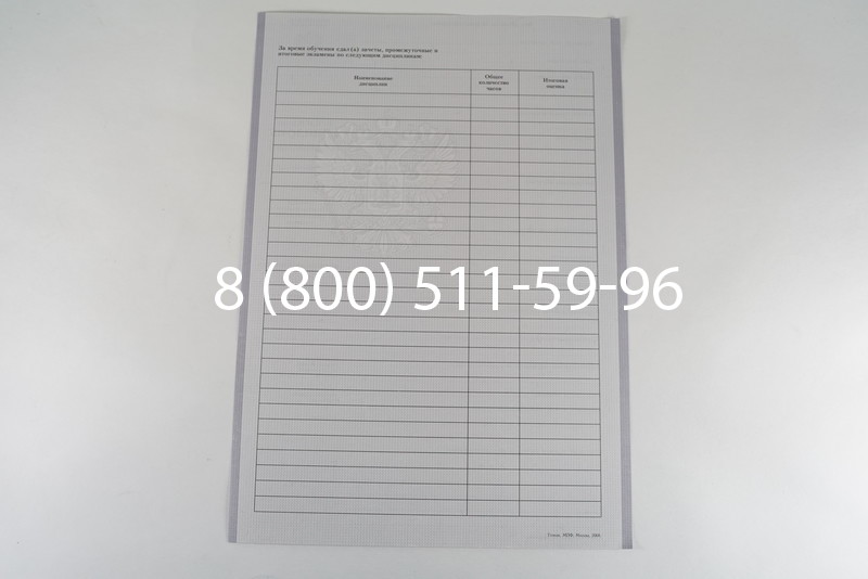 Диплом колледжа 2007-2010 годов в Уфе