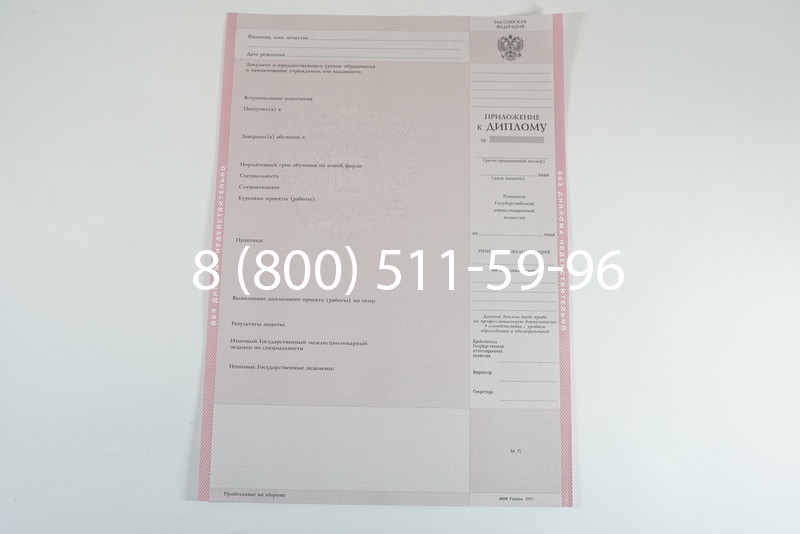 Диплом о среднем образовании 1997-2002 годов в Уфе