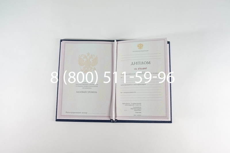 Диплом о среднем образовании 2003-2006 годов в Уфе