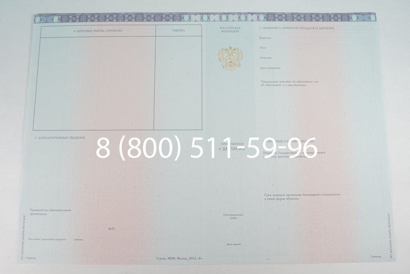 Диплом специалиста 2014-2026 года в Уфе