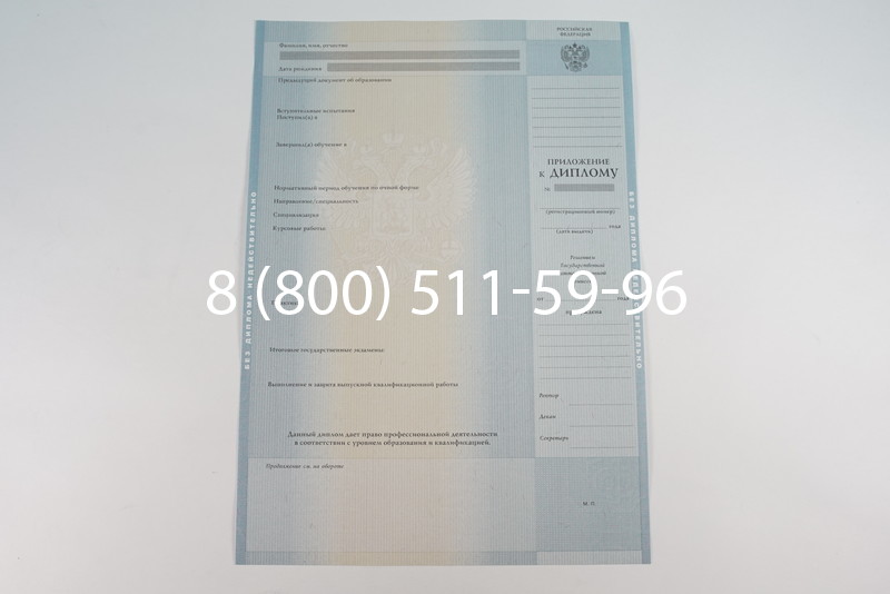 Диплом специалиста 2012-2013 годов в Уфе