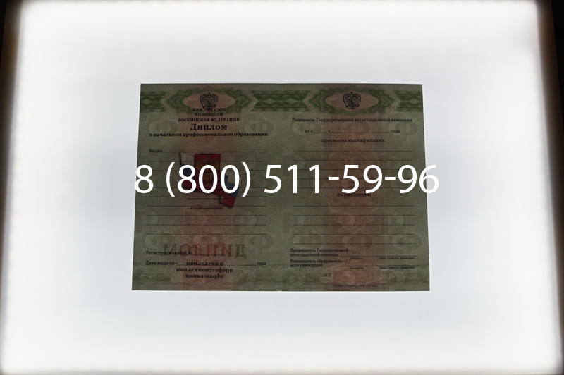Заказать Диплом училища 2010 год в Уфе