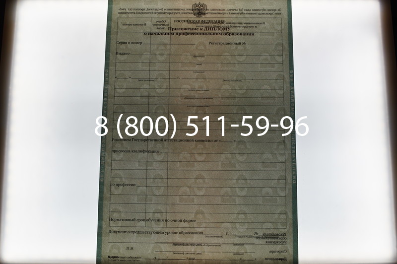 Заказать Диплом училища 2010 год в Уфе